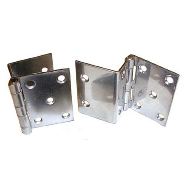 Hd RPC Full Inset Hinge for 0.75 in. Doors Dull Chrome Finish C860 26D - main